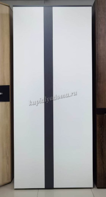 Шкаф Таормина (Белый древесные поры/Серый графит)